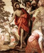 VERONESE (Paolo Caliari) St John the Baptist Preaching  wr oil painting on canvas